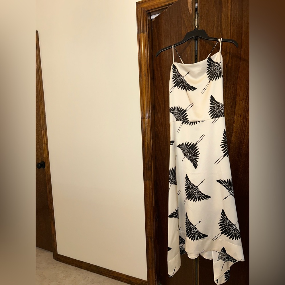 Worthington Black and Cream Maxi Dress